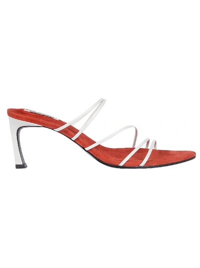 Shop Reike Nen High Heel Sandals In Bianco/rosso