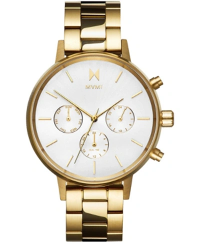 Shop Mvmt Women's Nova Solis Gold-tone Stainless Steel Bracelet Watch 38mm