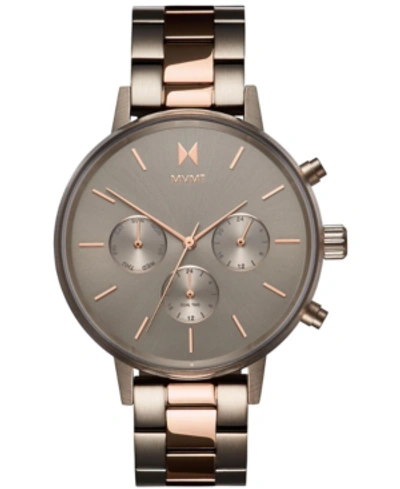 Shop Mvmt Women's Nova Orion Titanium & Rose Gold-tone Stainless Steel Bracelet Watch 38mm In Silver