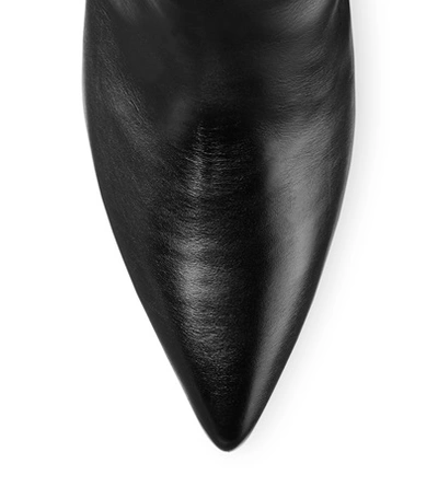 Shop Stuart Weitzman Millie In Black Leather