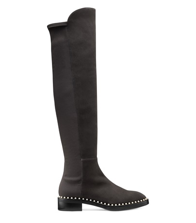 stuart weitzman boots with pearls