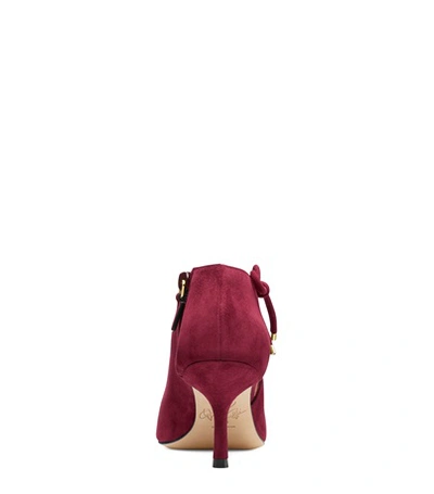 Shop Stuart Weitzman Avita 75 In Cranberry Suede