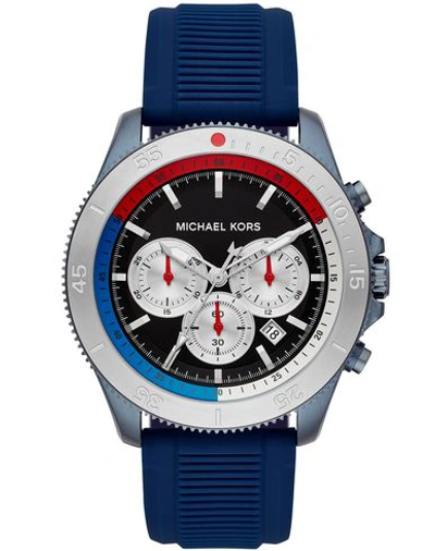 Shop Michael Michael Kors Wrist Watch In Silver