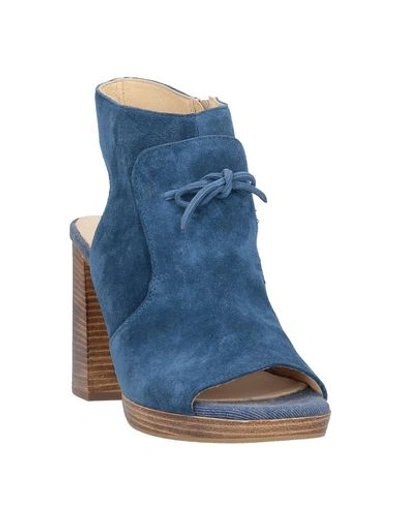 Shop Manas Sandals In Dark Blue