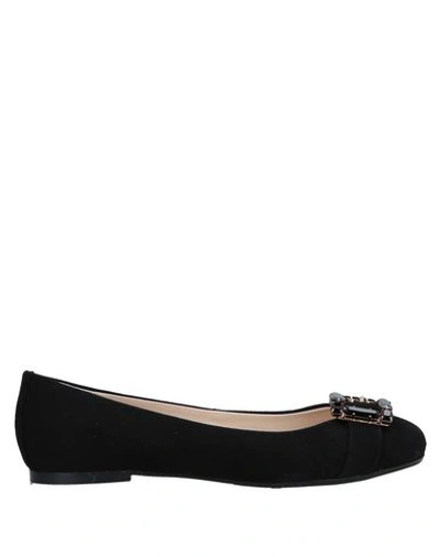 Shop Anna Baiguera Ballet Flats In Black