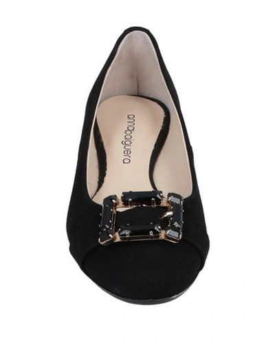 Shop Anna Baiguera Ballet Flats In Black