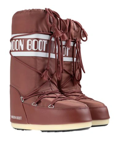 Shop Moon Boot Knee Boots In Brown