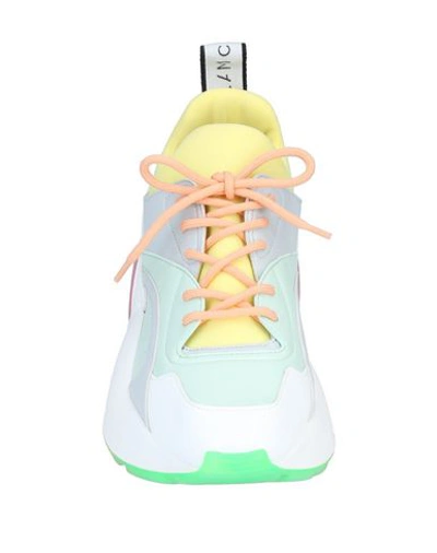 Shop Stella Mccartney Sneakers In Light Green