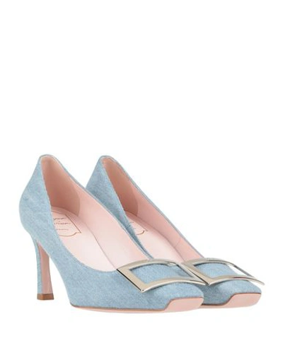 Roger Vivier Pump In Azure