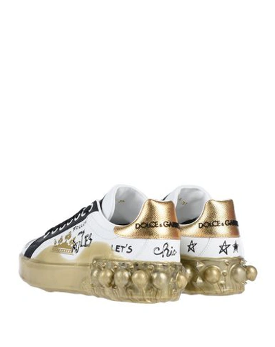 Shop Dolce & Gabbana Woman Sneakers White Size 6 Calfskin