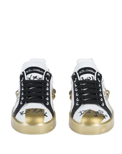 Shop Dolce & Gabbana Woman Sneakers White Size 6 Calfskin