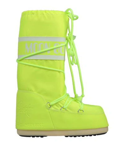 Shop Moon Boot Boots In Yellow