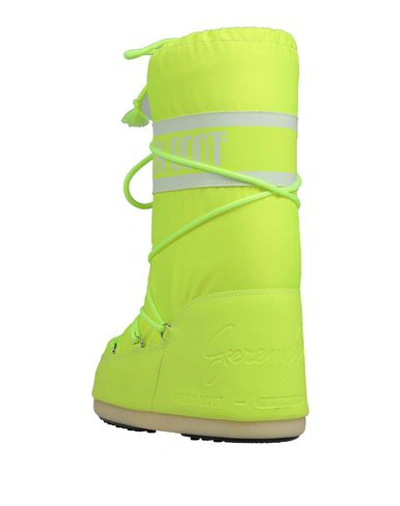 Moon Boot Classic Nylon Waterproof Snow Boots In Lime Green | ModeSens
