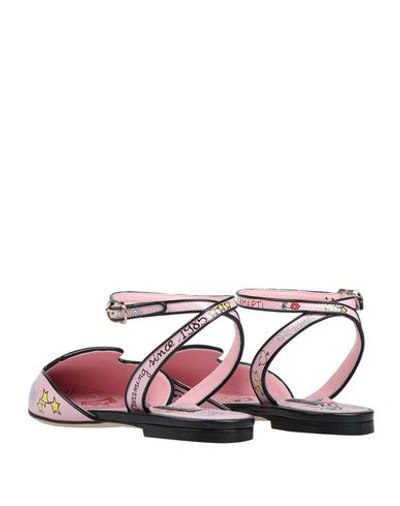 Shop Dolce & Gabbana Ballet Flats In Pink