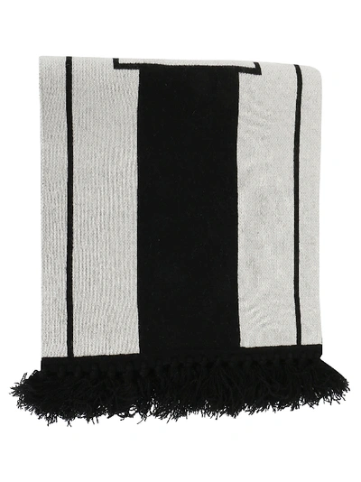 Shop Burberry Scarf In White