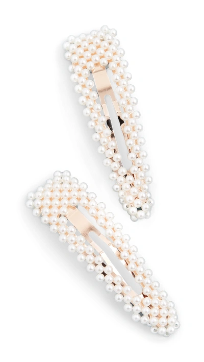 Shop Loeffler Randall Imitation Pearl Clip Set