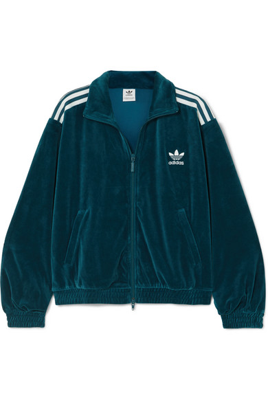 teal adidas jacket