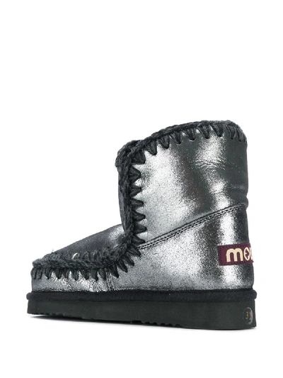 Shop Mou Eskimo 18 Ankle Boots In Black