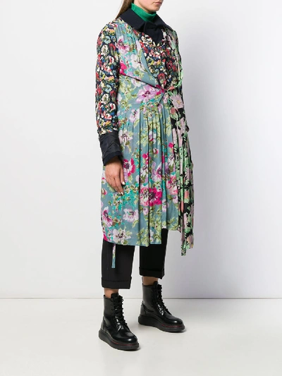 Shop Junya Watanabe Jacket And Dress Attached In Blue