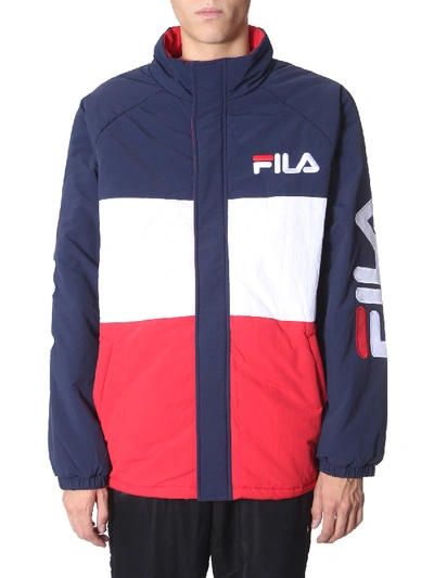 Shop Fila "nikolla" Padded Jacket In Black