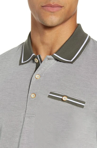 Shop Ted Baker Mightie Slim Fit Polo Shirt In Khaki