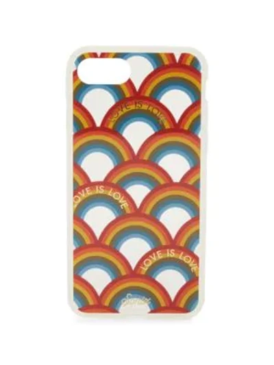 Shop Sonix Women's Love Is Love Rainbow-print Iphone 7 Case In White Multi