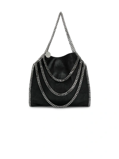 Shop Stella Mccartney Falabella Multi-chain Tote Bag In Black