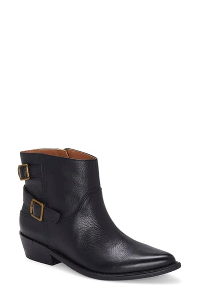 Shop Lucky Brand Caelyn Bootie In Black Leather