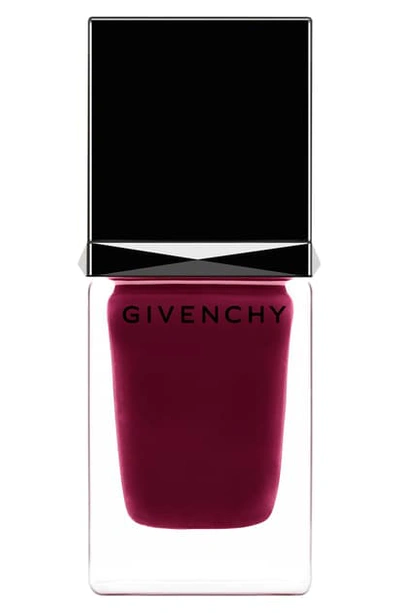 Shop Givenchy Le Vernis Nail Polish In 7 Pourpre Edgy