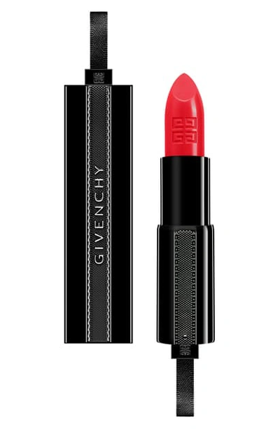 Shop Givenchy Rouge Interdit Satin Lipstick In 14 Redlight