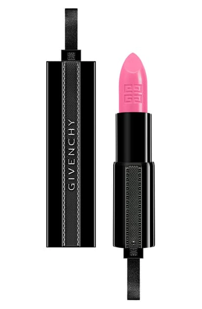 Shop Givenchy Rouge Interdit Satin Lipstick In 21 Rose Neon