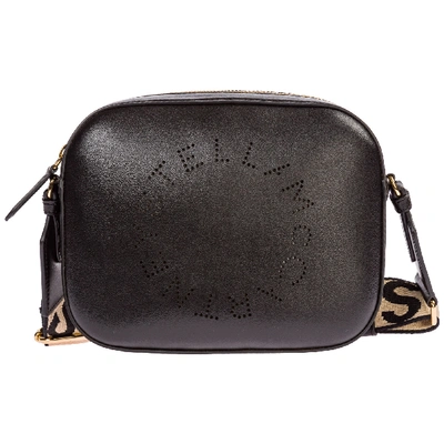 Shop Stella Mccartney Women's Cross-body Messenger Shoulder Bag  Stella Logo In Black