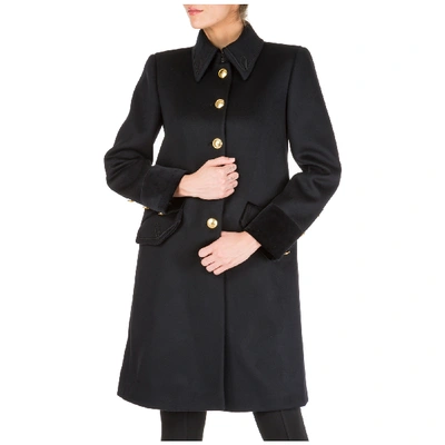 Shop Alberta Ferretti Women's Coat In Black