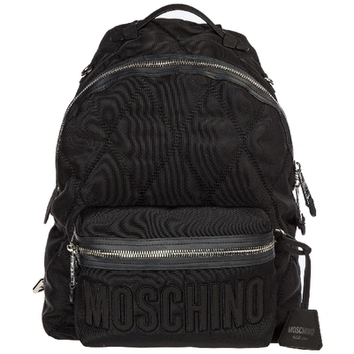 Shop Moschino Men's Rucksack Backpack Travel In Black