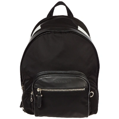 Shop Neil Barrett Men's Nylon Rucksack Backpack Travel  Big Bolts In Black
