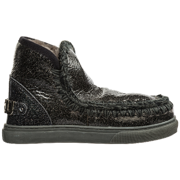 black sneaker booties