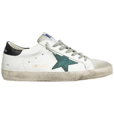 Shop Golden Goose Men's Shoes Leather Trainers Sneakers Superstar In White