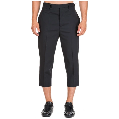 Shop Rick Owens Men's Trousers Pants In Black