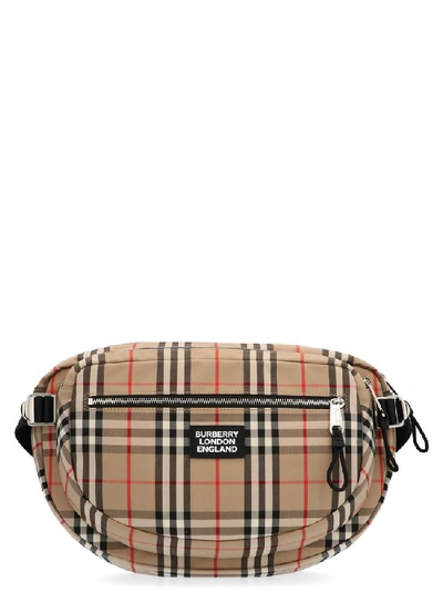 Shop Burberry Vintage Check Belt Bag In Multi