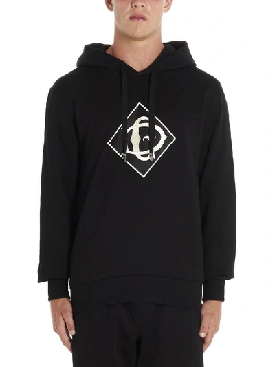 Shop Dolce & Gabbana Logo Embroidered Hoodie In Black