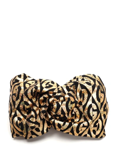 Shop Gucci G Rhombus Headband In Multi