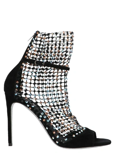 Shop René Caovilla Galaxia Sandals In Black