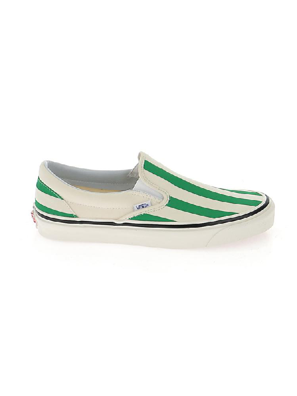vans green stripe