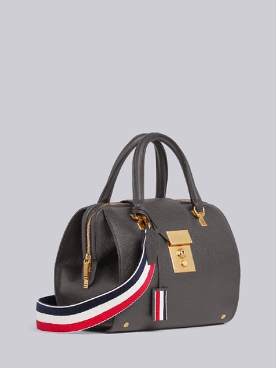 Shop Thom Browne Deerskin Exclusive Mrs. Thom Jr. Bag In Grey