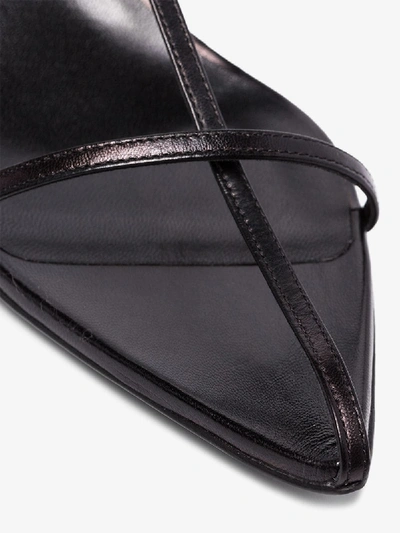Shop Jil Sander Black 40 Leather Sandals