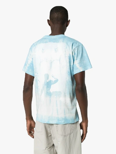 Shop Nasaseasons Forever Printed Tie-dye T-shirt In Blue