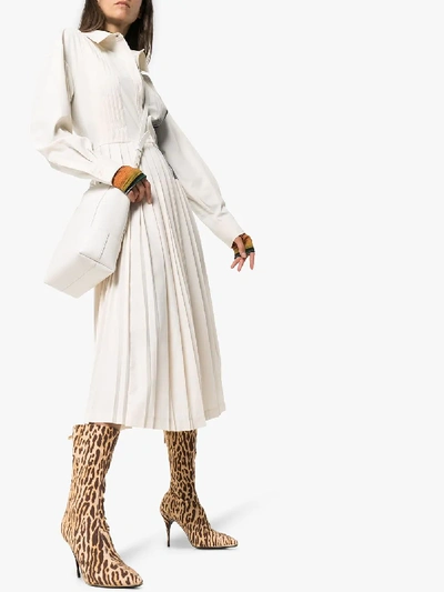 Shop Zimmermann Brown 100 Leopard Print Mid-calf Boots