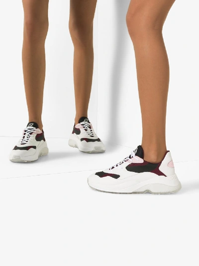 Shop Axel Arigato White Swipe Runner Sneakers