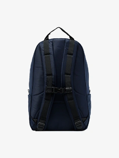 Shop Polo Ralph Lauren Multicoloured Drawcord Nylon Backpack In Blue
