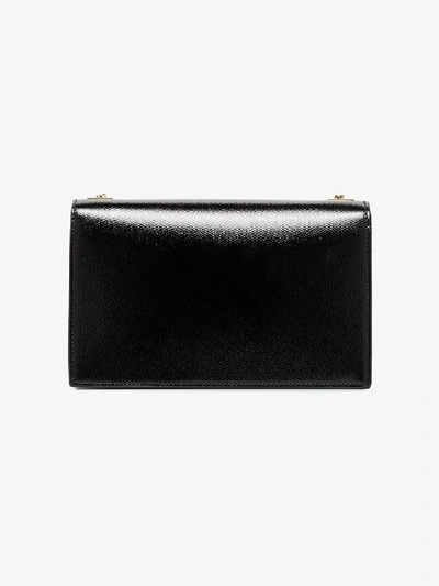 Shop Saint Laurent Black Metropolis Leather Shoulder Bag